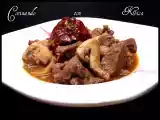 Receta Guiso de ternera con cebolla y champiñones al cava(fussioncook)