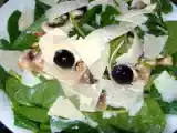 Receta Ensalada de espinacas y champiñones
