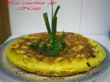 Receta Tortilla de patatas y atún.