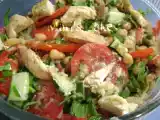 Receta Ensalada de pollo y garbanzos