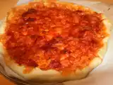 Receta Pizza barbacoa con el borde relleno de queso