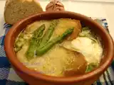 Receta Sopa de espárragos y ajo