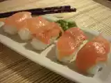 Receta Nigiri sushi de salmón ahumado