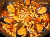 Receta Garbanzos con mejillones