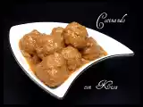 Receta Albondigas en salsa de verduras y cerveza (fussioncook)
