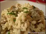 Receta Risotto con champiñones