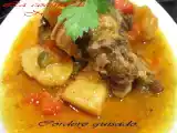Receta Cordero guisado.
