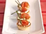 Receta Bocaditos de salmón y queso fresco
