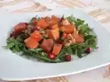 Receta Ensalada de rúcula y papaya