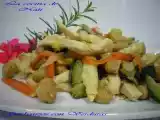 Receta Garbanzos con verduras.