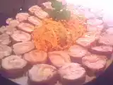 Receta Rollitos de pollo y ensalada de zanahoria