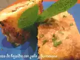 Receta Brazo de hojaldre con pollo y parmesano