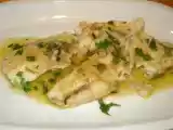 Receta Pesce san pietro alle acciughe (pescado gallo en salsa de anchoas)