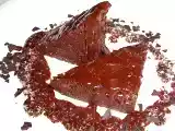 Receta Brownie con salsa de chocolate caliente