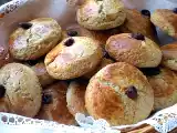 Receta Scones de queso y frutos secos. paso a paso.