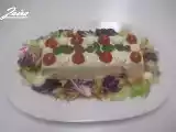 Receta Pastel de espárragos con salsa tártara