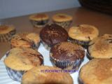 Receta Muffins marmolados