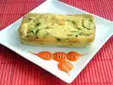 Receta Pastel de calabacín con langostinos