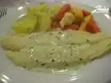 Receta Lenguado al horno con salsa de limón y finas hierbas