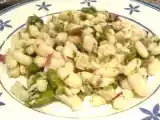 Receta Ensalada de alubias, pez espada y espárragos