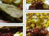 Receta Solomillo de cerdo con salsa de fresa