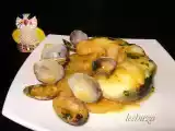 Receta Congrio con almejas