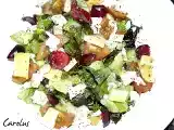 Receta Ensalada a los 4 quesos - concurso lazy blog-picotas del jerte