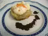 Receta Huevos escalfados con aroma de ajos y salsa tartufada