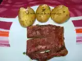 Receta Costilla asada con patatas al chimichurri