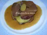 Receta Carrilleras de ternera en salsa con patatas al tomillo
