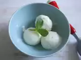 Receta Helado de limón y menta