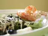 Receta Ensalada con gulas y gambas