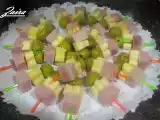 Receta Hemc 46. cocina para fiestas. pinchitos de queso, jamón y aceitunas