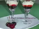 Receta Copa de mascarpone con mermelada de cerezas