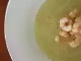 Receta Gazpacho de melón con gambas