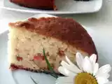 Receta Bizcocho de queso cremoso y fresas deshidratadas