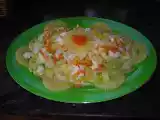 Receta Ensalada con salsa de piña