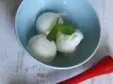 Receta Helado de limón y menta