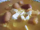 Receta Sopa de almendras con langostinos