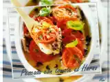 Receta Pescado con tomate al horno