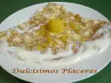 Receta Crêpes con crema de yogur con queso y limón