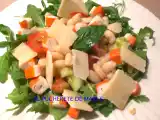 Receta Ensalada de rucula y legumbres
