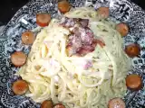 Receta Espagueti carbonara