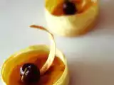 Receta Mini tartas de mascarpone, ricotta y cerezas en anillos de strudel