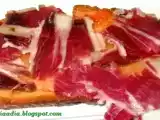 Receta Pan con aceite y jamón