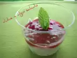 Receta Mousse de yogur griego y queso, ...unas galletas y.... tiempo de descanso