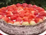 Receta Tarta de requesón y fresas