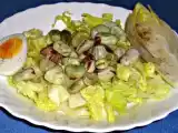 Receta Ensalada de habitas con vinagreta de miel