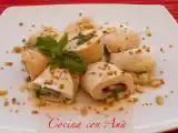 Receta Rollitos de pollo al pesto
