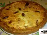 Receta Quiché de dátiles con bacon